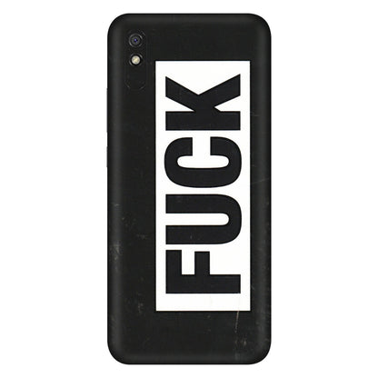 Xiaomi Redmi Phone Skins (All Models) - The F Word - 3D Embossed Finish (L-255) Redmi 9i