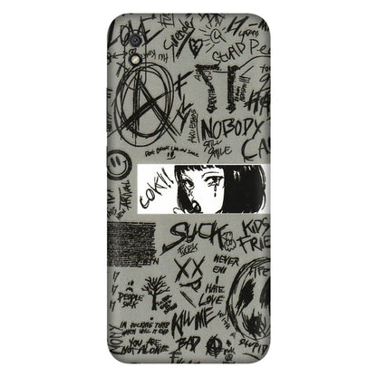 Xiaomi Redmi Phone Skins (All Models) - Never Have Love Anime - 3D Embossed Finish (L-260) Redmi 9i