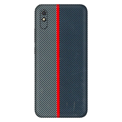 Xiaomi Redmi Phone Skins (All Models) - Blue Sober Lines - 3D Embossed Finish (L-305) Redmi 9i