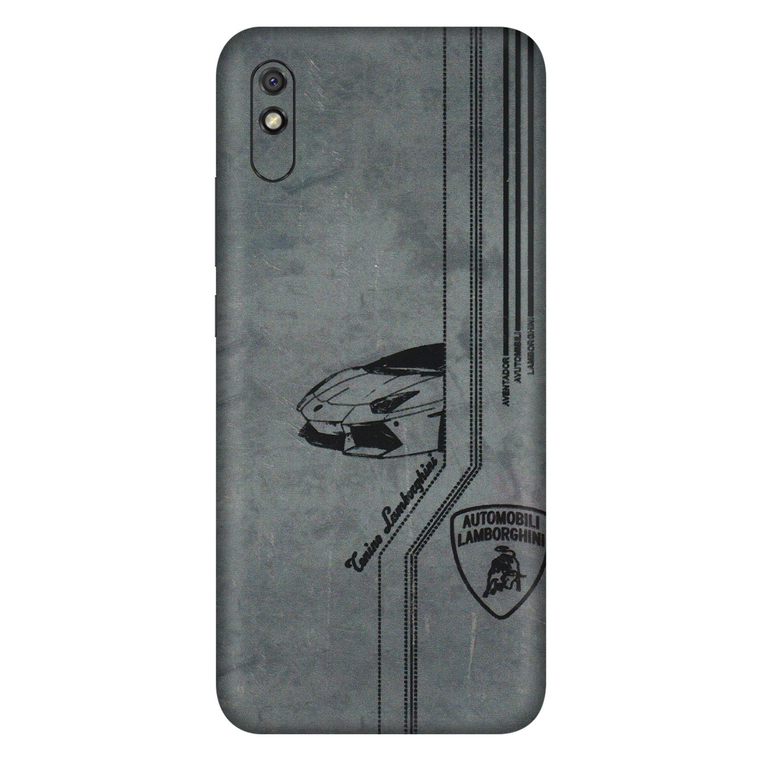 Xiaomi Redmi Phone Skins (All Models) - New Lamborgini Aventador - 3D Embossed Finish (L-321) Redmi 9i