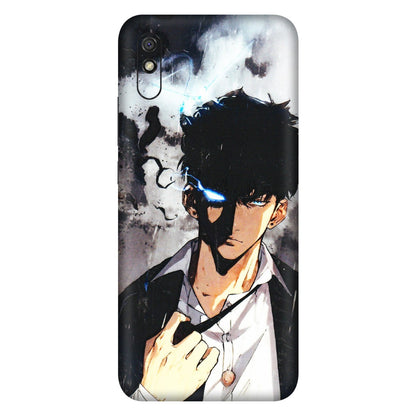 Xiaomi Redmi Phone Skins (All Models) - Sung Jinwoo Manhwa Anime - 3D Embossed Finish (L-328) Redmi 9i