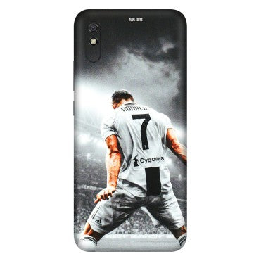 Xiaomi Redmi Phone Skins (All Models) - Ronaldo CR7 Crazy - 3D Embossed Finish (L-44) Redmi 9i