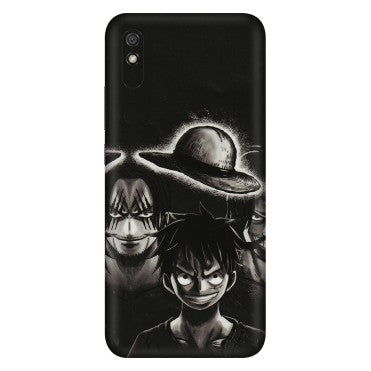 Xiaomi Redmi Phone Skins (All Models) - Black Luffy Hat - 3D Embossed Finish (L-57) Redmi 9i