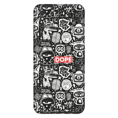 Xiaomi Redmi Phone Skins (All Models) - Dope Stay Classy Black Doodles - Matte Finish (M-126) Redmi 9i