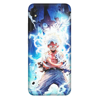 Xiaomi Redmi Phone Skins (All Models) - Blue Thunder Luffy Anime - Matte Finish (M-132) Redmi 9i