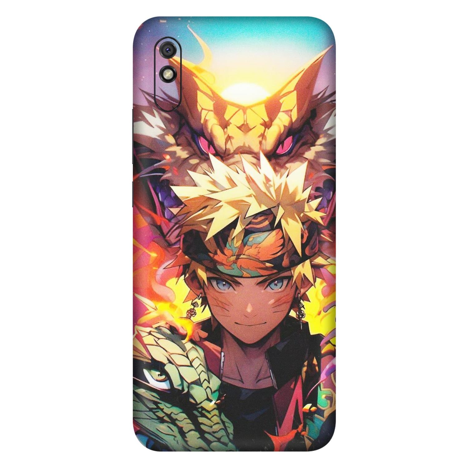 Xiaomi Redmi Phone Skins (All Models) - Angry Naruto Anime - Matte Finish (M-148) Redmi 9i