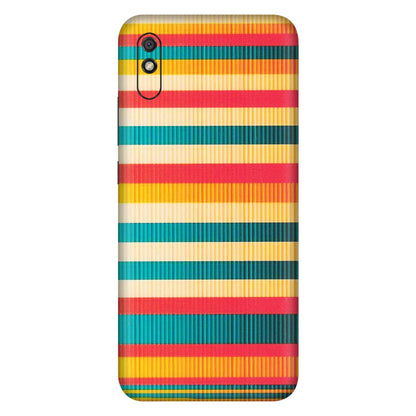 Xiaomi Redmi Phone Skins (All Models) - Colourful Stripes Soothing Effect - Matte Finish (M-86) Redmi 9i