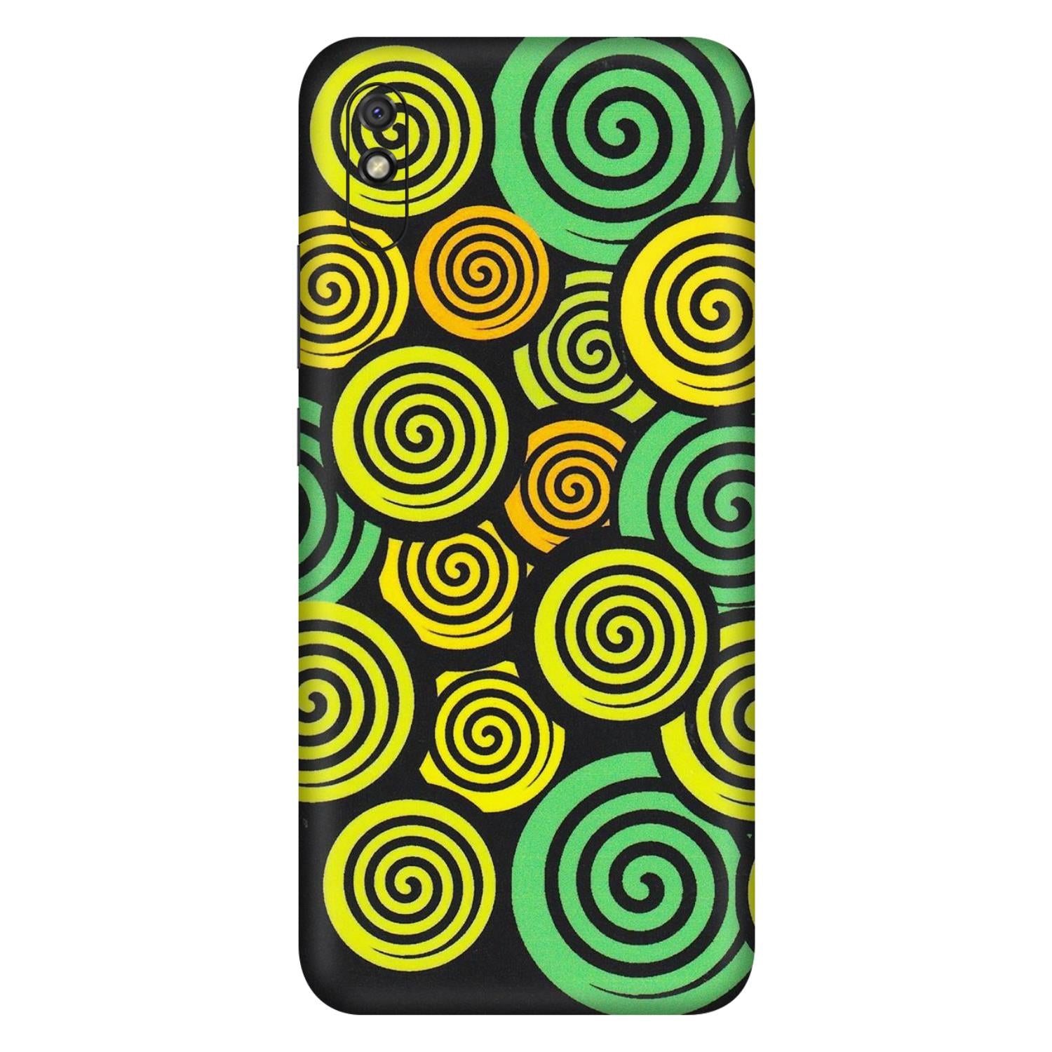 Xiaomi Redmi Phone Skins (All Models) - Crazy Spiral - Matte Finish (M-91) Redmi 9i