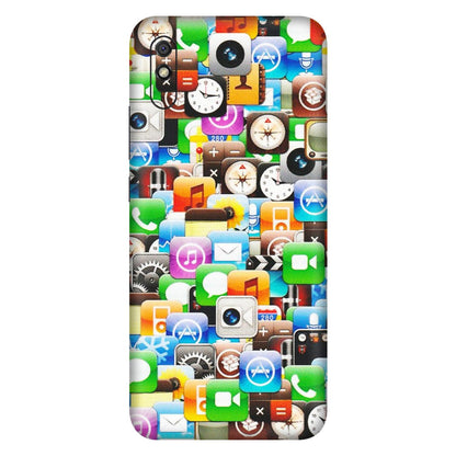 Xiaomi Redmi Phone Skins (All Models) - All Apple Icons - Matte Finish (M-93) Redmi 9i