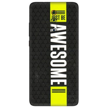 Xiaomi Redmi Phone Skins (All Models) - Just Be Awesome - 3D Embossed Finish (L-101) Redmi K20 Pro