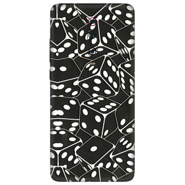 Xiaomi Redmi Phone Skins (All Models) - Big Black Dices - 3D Embossed Finish (L-106) Redmi K20 Pro