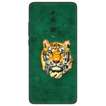 Xiaomi Redmi Phone Skins (All Models) - Leather Feel Tiger - 3D Embossed Finish (L-111) Redmi K20 Pro