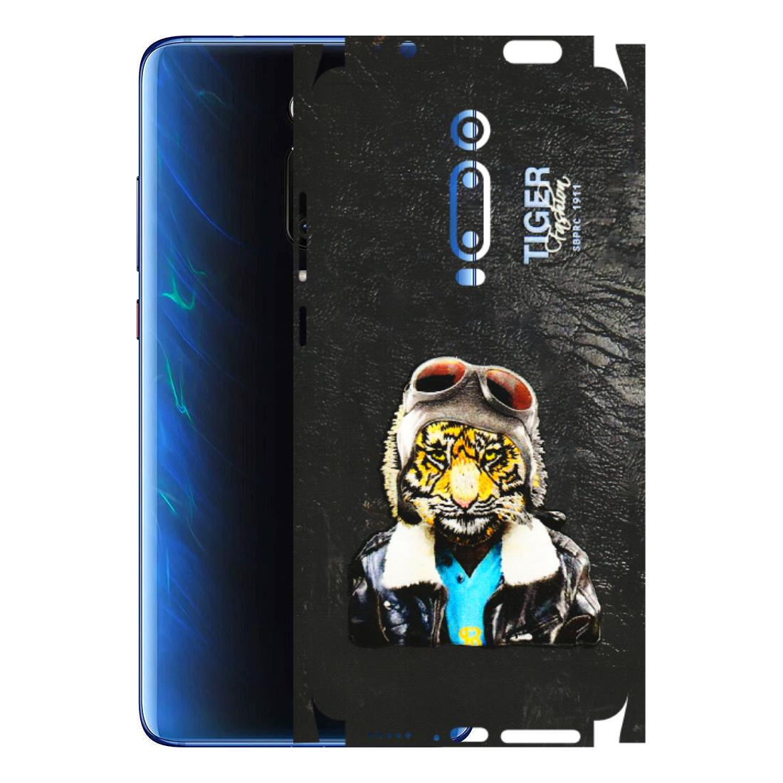 Xiaomi Redmi Phone Skins (All Models) - Rider Tiger - 3D Embossed Finish (L-113) Redmi K20 Pro