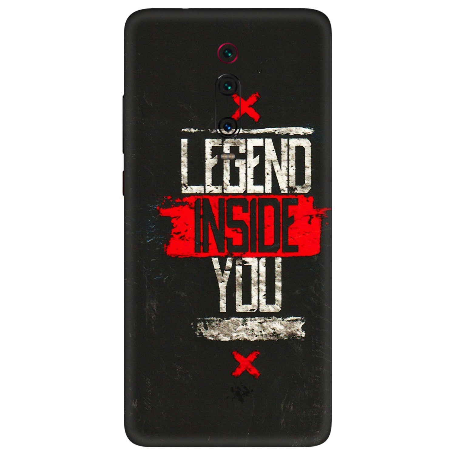 Xiaomi Redmi Phone Skins (All Models) - Legend Inside You - 3D Embossed Finish (L-186) Redmi K20 Pro