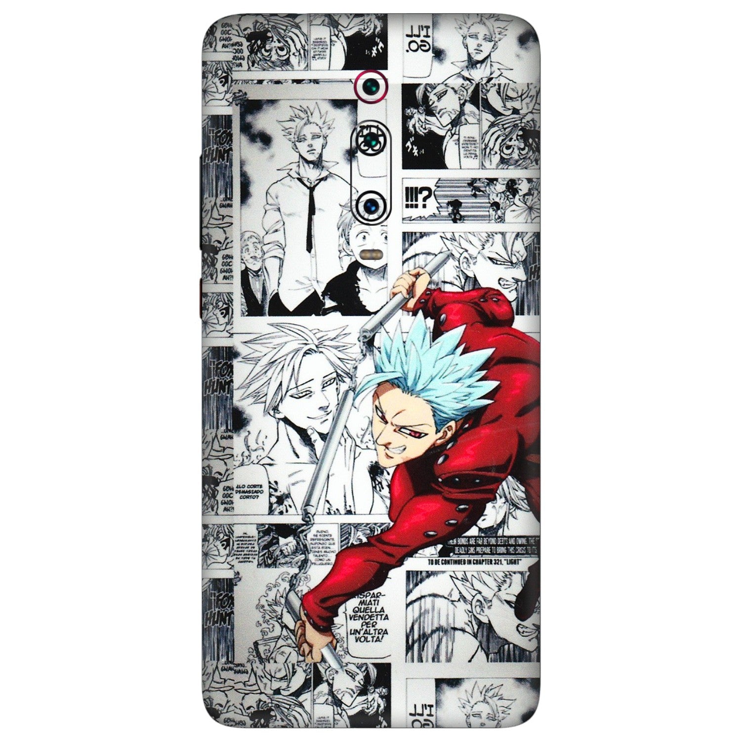 Xiaomi Redmi Phone Skins (All Models) - Anime Comic - 3D Embossed Finish (L-192) Redmi K20 Pro