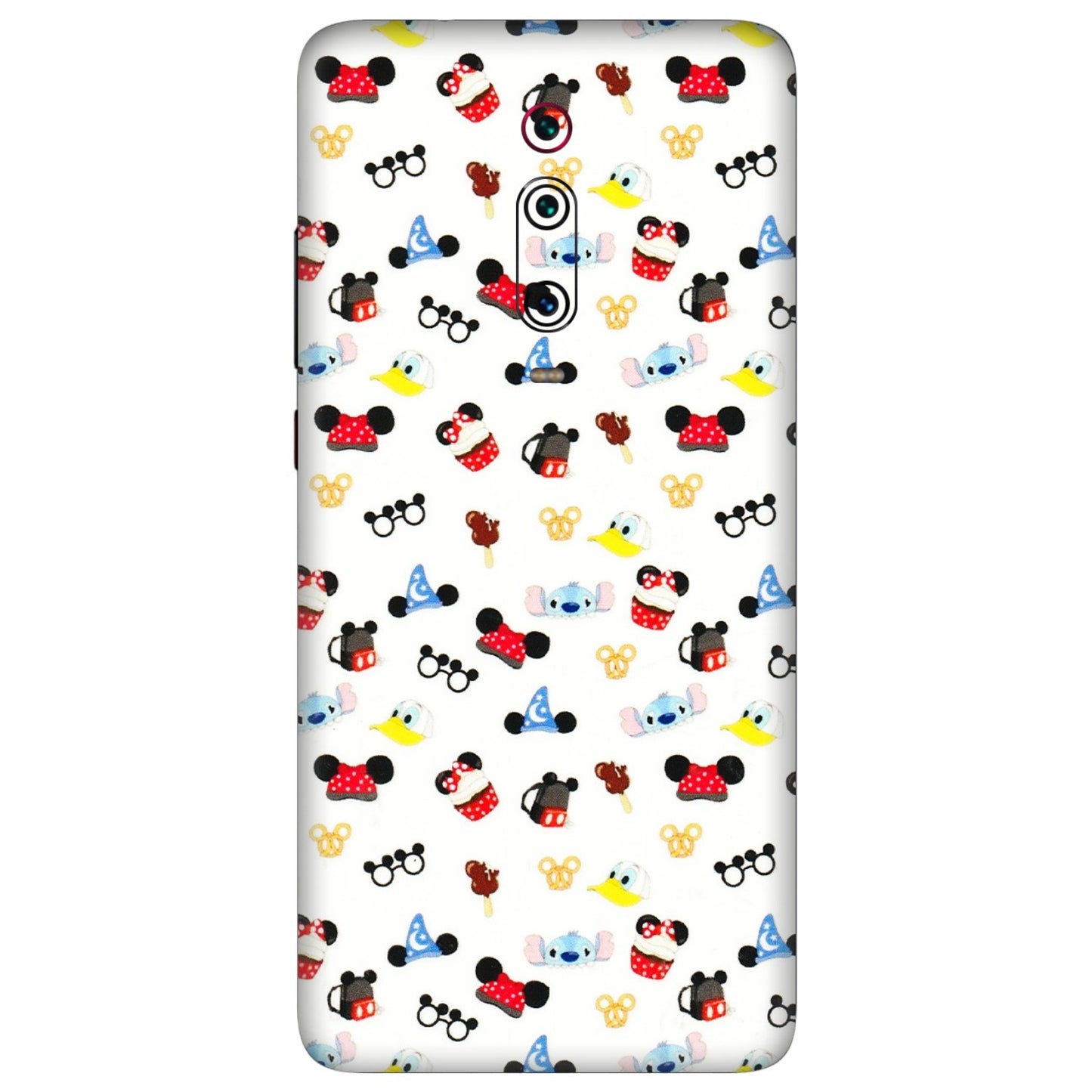 Xiaomi Redmi Phone Skins (All Models) - Minnie Mouse & Donald Doodles s - 3D Embossed Finish (L-194) Redmi K20 Pro