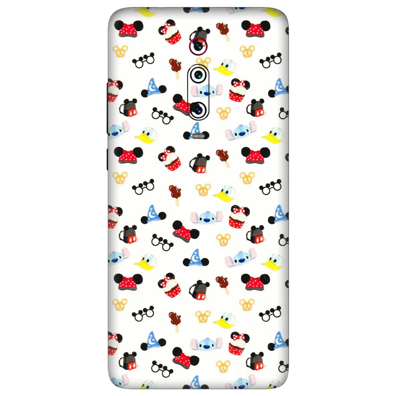 Xiaomi Redmi Phone Skins (All Models) - Minnie Mouse & Donald Doodles s - 3D Embossed Finish (L-194) Redmi K20 Pro