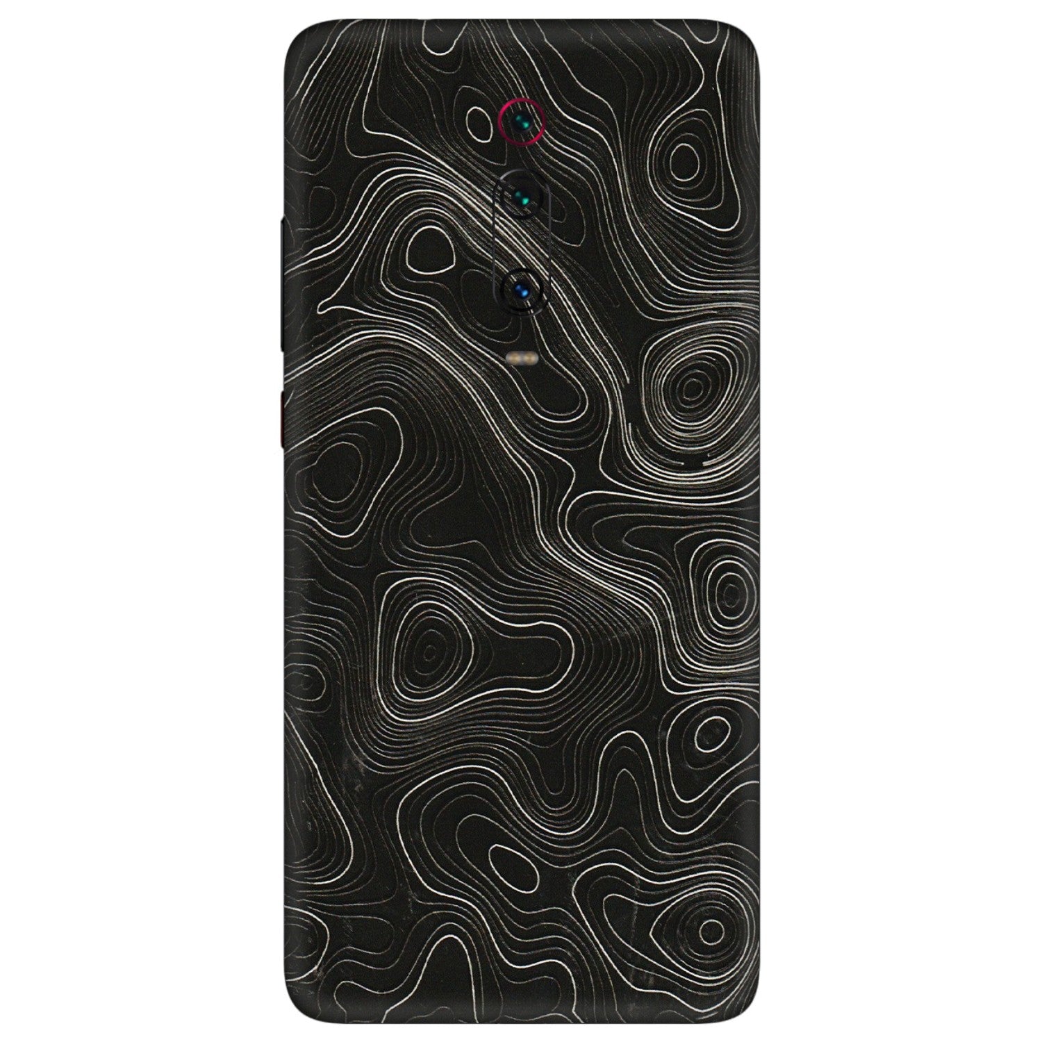 Xiaomi Redmi Phone Skins (All Models) - Black Swirl - 3D Embossed Finish (L-196) Redmi K20 Pro