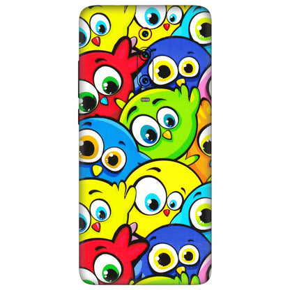 Xiaomi Redmi Phone Skins (All Models) - Cute Fluffy Birds - 3D Embossed Finish (L-213) Redmi K20 Pro