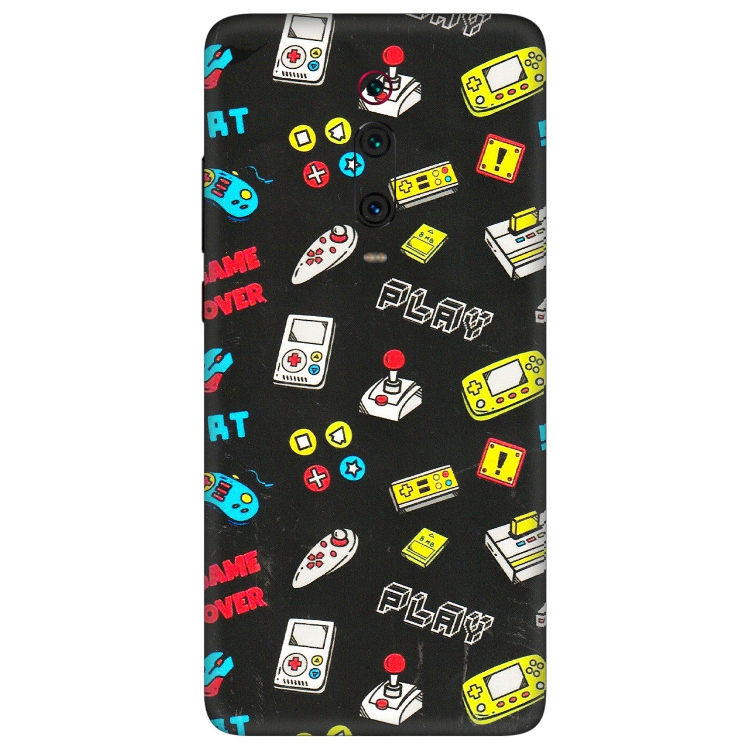 Xiaomi Redmi Phone Skins (All Models) - Gaming Doodles - 3D Embossed Finish (L-224) Redmi K20 Pro
