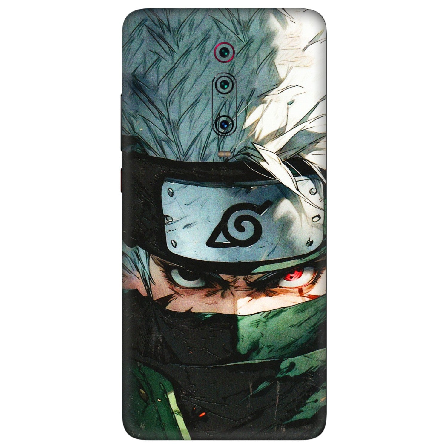 Xiaomi Redmi Phone Skins (All Models) - Kakashi Red Eye Focus - 3D Embossed Finish (L-227) Redmi K20 Pro