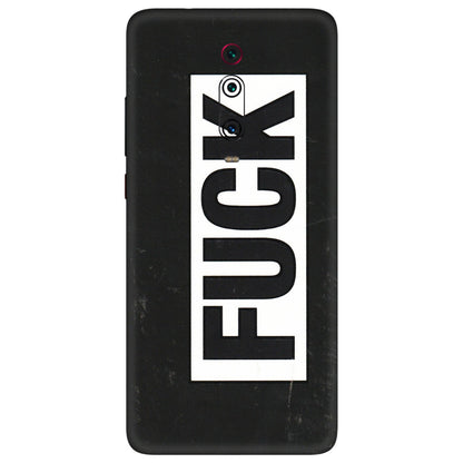 Xiaomi Redmi Phone Skins (All Models) - The F Word - 3D Embossed Finish (L-255) Redmi K20 Pro