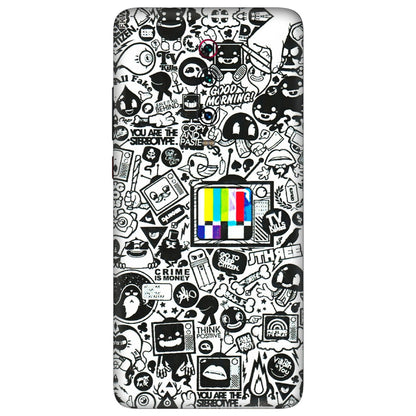 Xiaomi Redmi Phone Skins (All Models) - Doodles Positive Art - 3D Embossed Finish (L-263) Redmi K20 Pro
