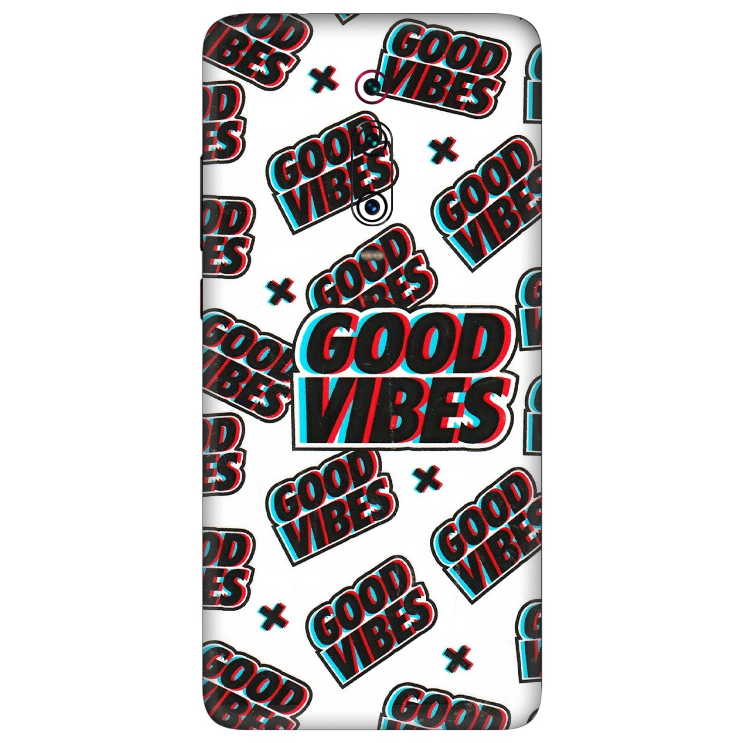 Xiaomi Redmi Phone Skins (All Models) - Good Vibes - 3D Embossed Finish (L-282) Redmi K20 Pro
