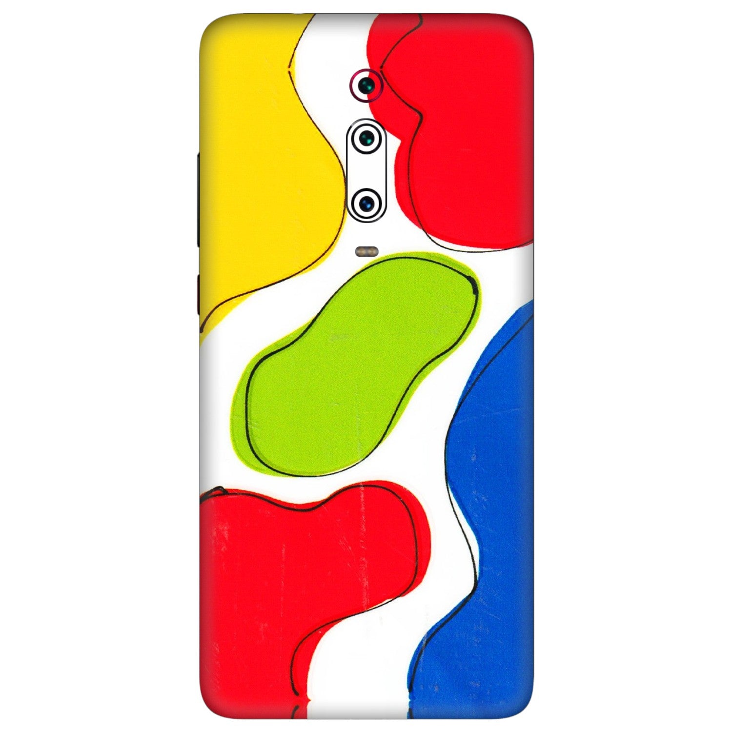 Xiaomi Redmi Phone Skins (All Models) - RGB Colour Paint - 3D Embossed Finish (L-284) Redmi K20 Pro