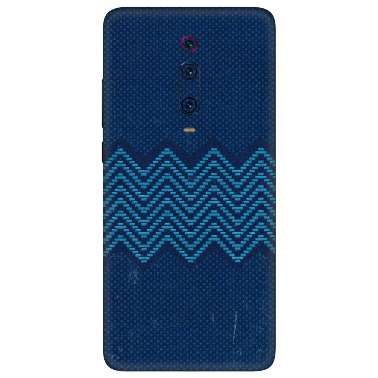 Xiaomi Redmi Phone Skins (All Models) - Blue Sober Waves - 3D Embossed Finish (L-306) Redmi K20 Pro