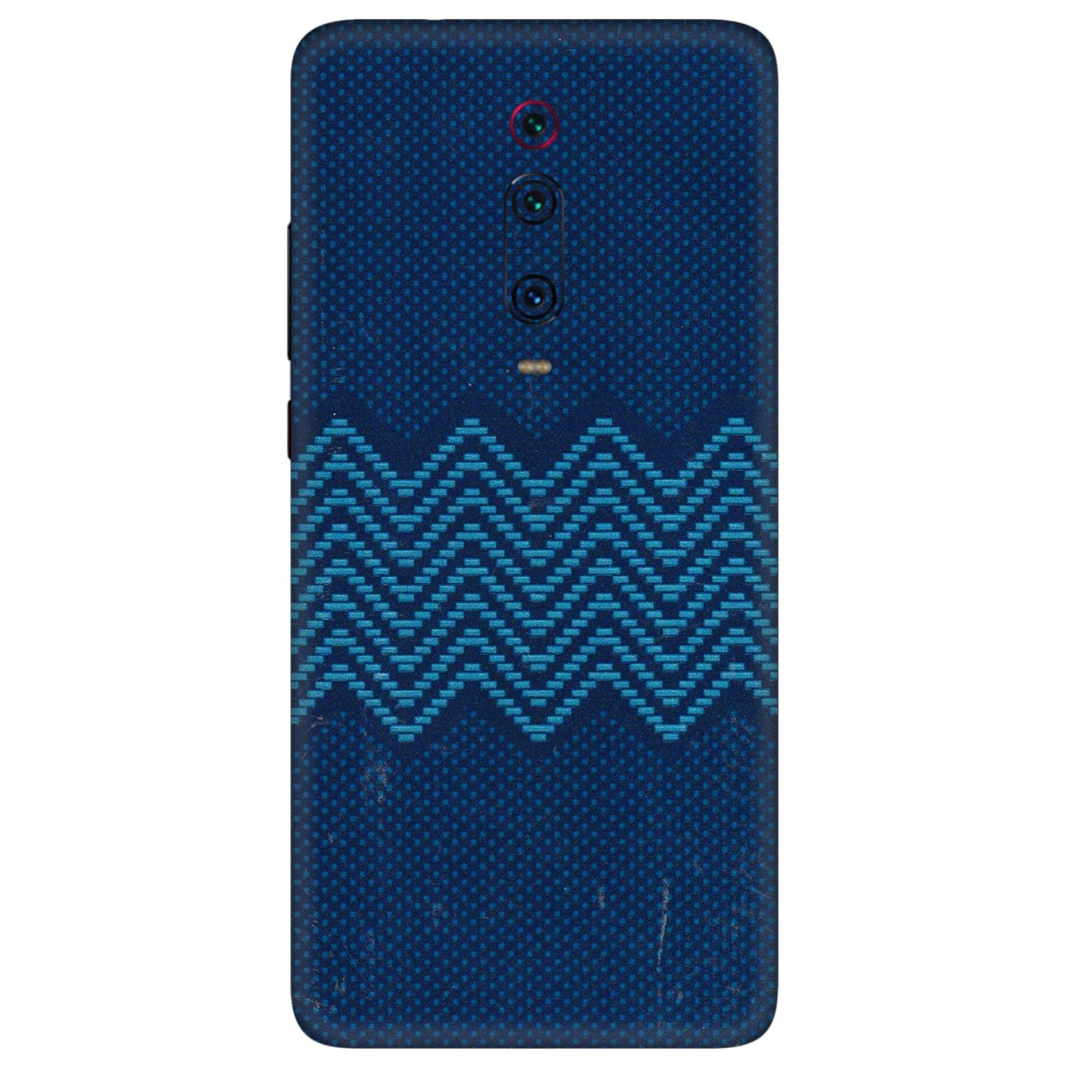 Xiaomi Redmi Phone Skins (All Models) - Blue Sober Waves - 3D Embossed Finish (L-306) Redmi K20 Pro