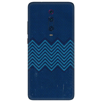 Xiaomi Redmi Phone Skins (All Models) - Blue Sober Waves - 3D Embossed Finish (L-306) Redmi K20 Pro