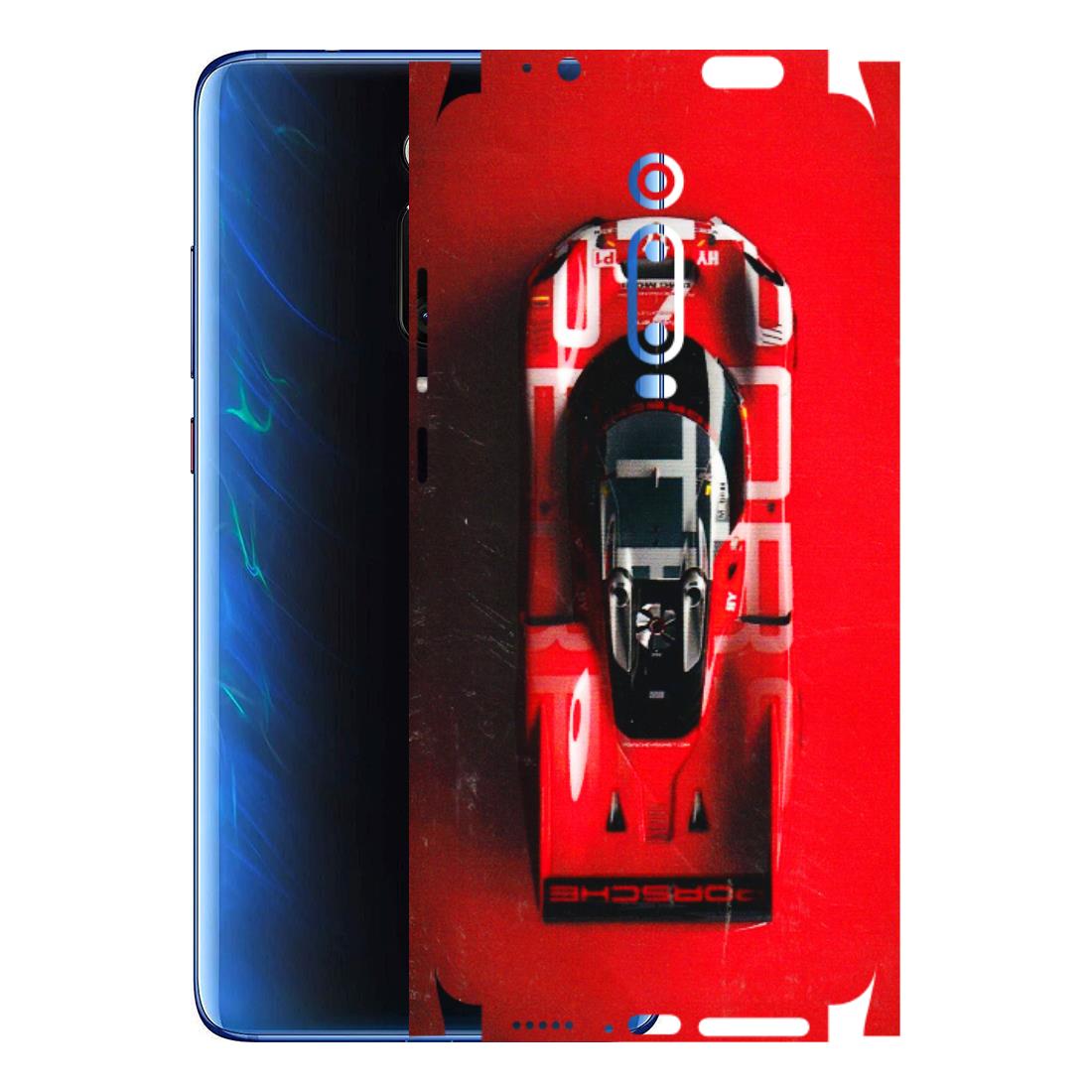 Xiaomi Redmi Phone Skins (All Models) - Red Porsche Car Logo - 3D Embossed Finish (L-315) Redmi K20 Pro