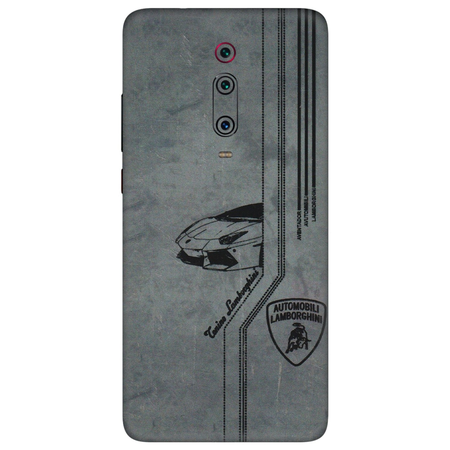 Xiaomi Redmi Phone Skins (All Models) - New Lamborgini Aventador - 3D Embossed Finish (L-321) Redmi K20 Pro