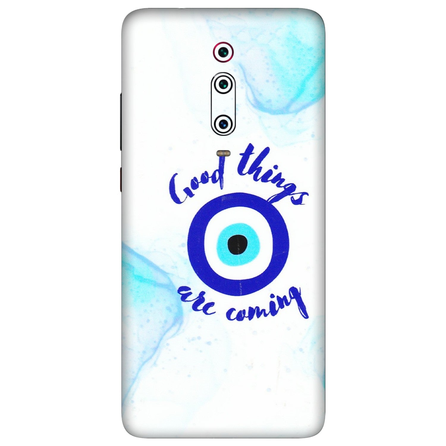 Xiaomi Redmi Phone Skins (All Models) - Evil Eye Good Things Are Coming - 3D Embossed Finish (L-322) Redmi K20 Pro