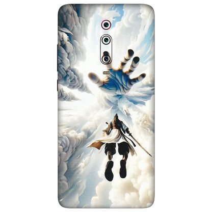 Xiaomi Redmi Phone Skins (All Models) - Big Hand With Monkey King - 3D Embossed Finish (L-323) Redmi K20 Pro