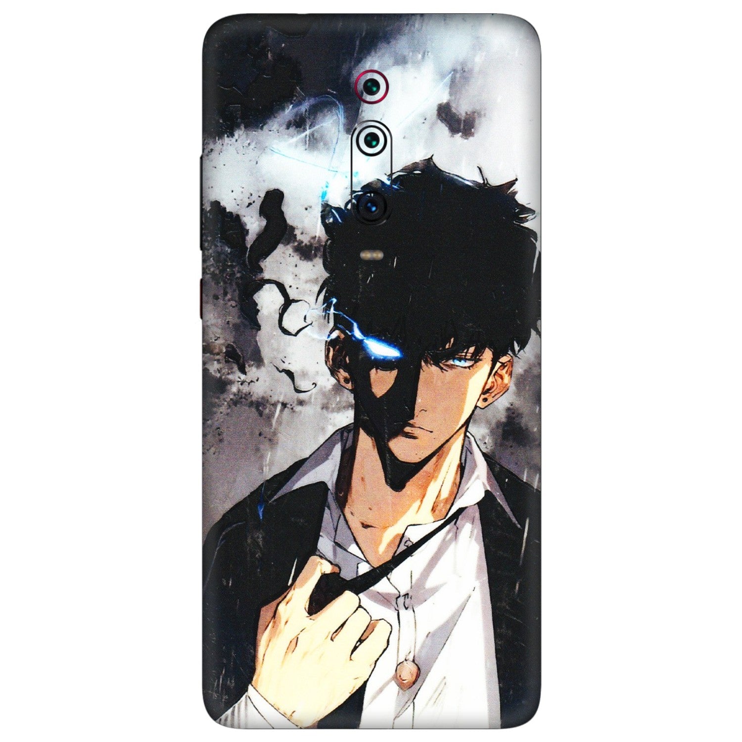 Xiaomi Redmi Phone Skins (All Models) - Sung Jinwoo Manhwa Anime - 3D Embossed Finish (L-328) Redmi K20 Pro