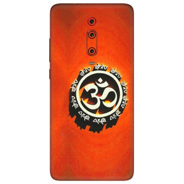 Xiaomi Redmi Phone Skins (All Models) - Aum Shiv Orange - 3D Embossed Finish (L-32) Redmi K20 Pro