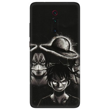 Xiaomi Redmi Phone Skins (All Models) - Black Luffy Hat - 3D Embossed Finish (L-57) Redmi K20 Pro