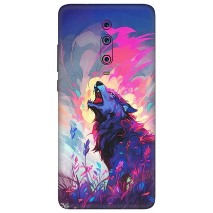 Xiaomi Redmi Phone Skins (All Models) - New Wild Wolf Abstract - Matte Finish (M-125) Redmi K20 Pro