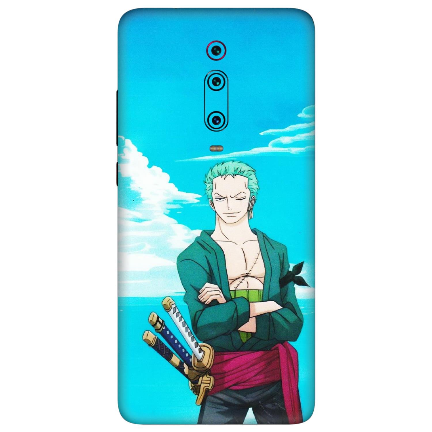 Xiaomi Redmi Phone Skins (All Models) - Cool Swordman Zoro Anime - Matte Finish (M-143) Redmi K20 Pro