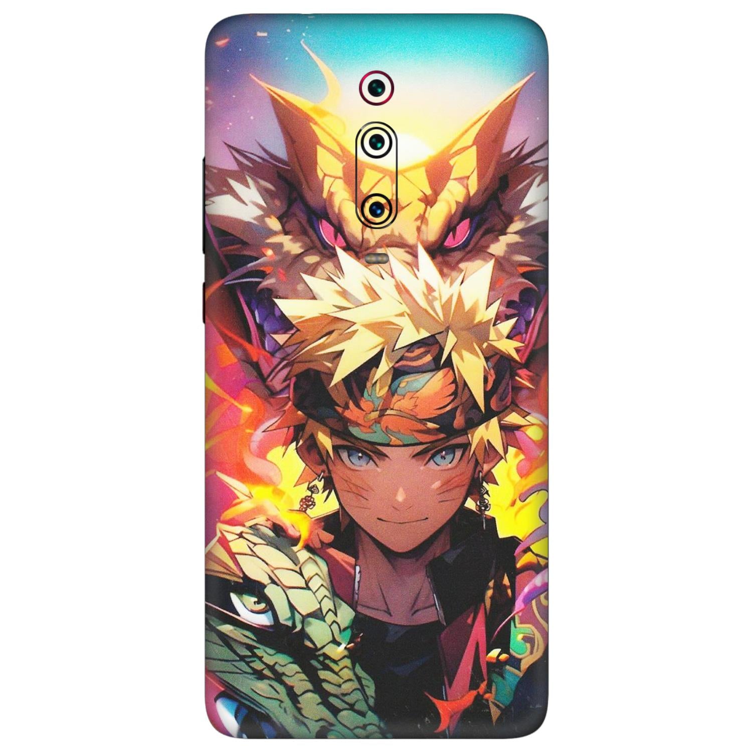 Xiaomi Redmi Phone Skins (All Models) - Angry Naruto Anime - Matte Finish (M-148) Redmi K20 Pro