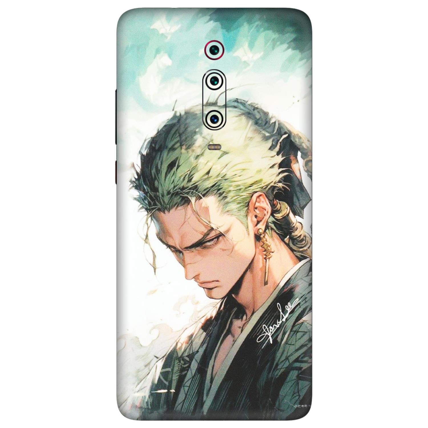 Xiaomi Redmi Phone Skins (All Models) - Pirate Hunter One Piece Anime - Matte Finish (M-157) Redmi K20 Pro