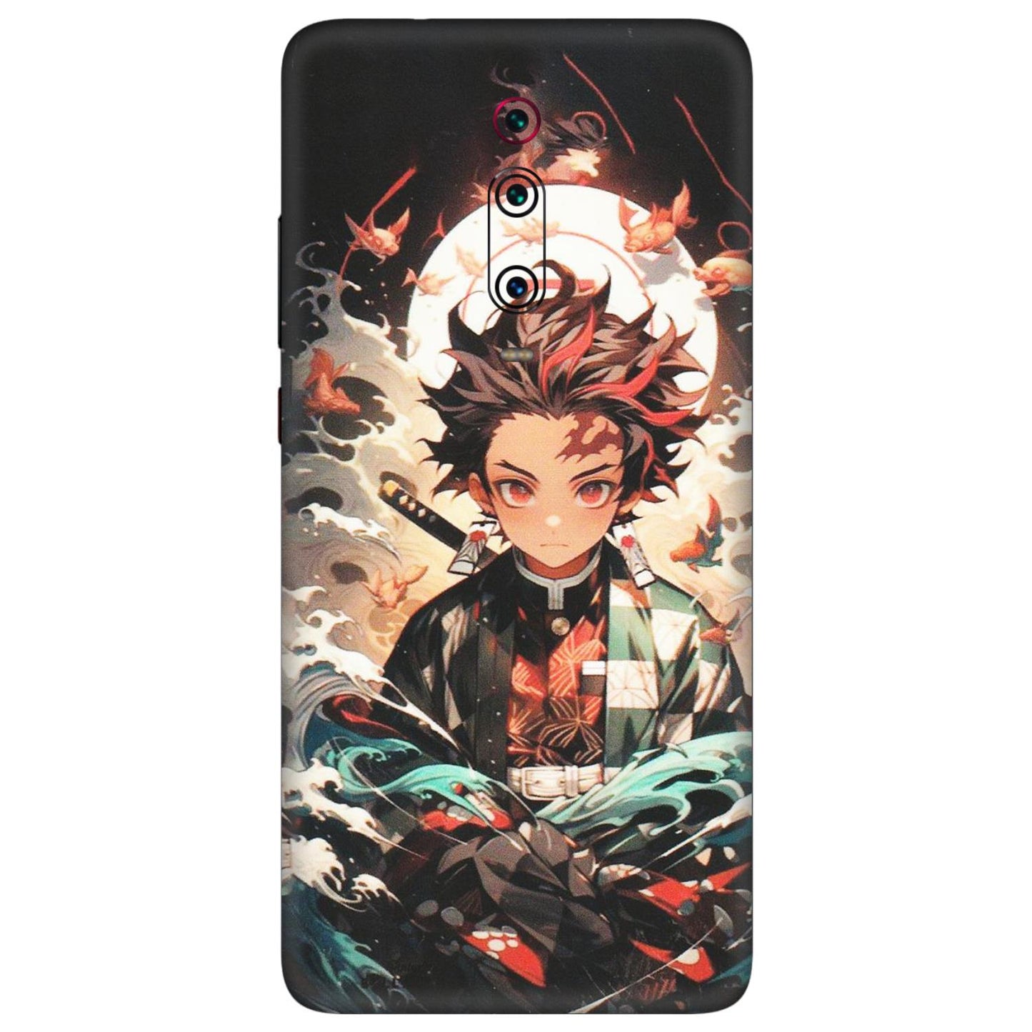 Xiaomi Redmi Phone Skins (All Models) - Tanjiro Demon Slayer Anime - Matte Finish (M-158) Redmi K20 Pro