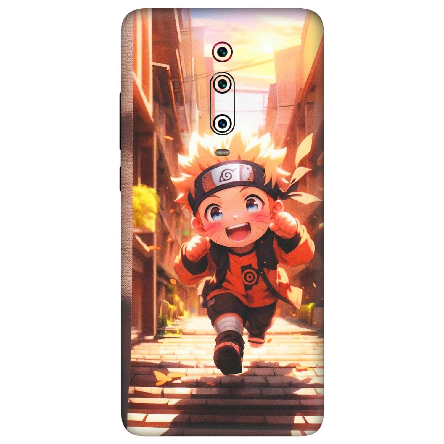 Xiaomi Redmi Phone Skins (All Models) - Naruto Cute Toon Running - Matte Finish (M-04) Redmi K20 Pro