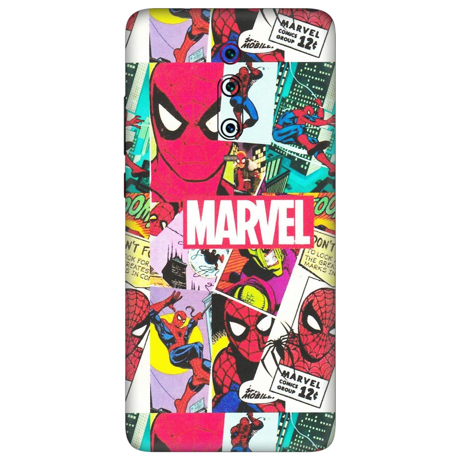Xiaomi Redmi Phone Skins (All Models) - Marvel Comic Spiderman Grafitti - Matte Finish (M-72) Redmi K20 Pro