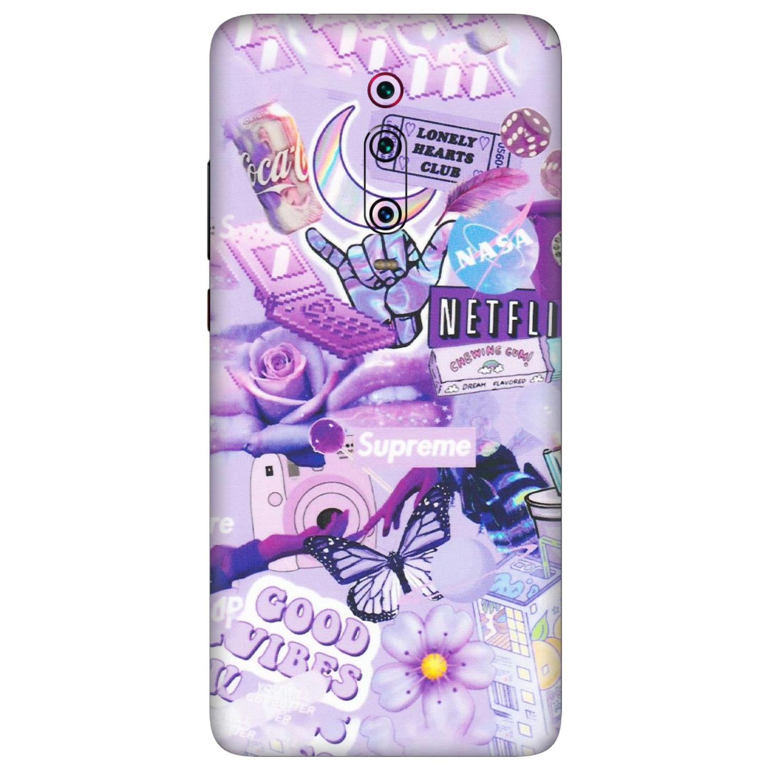 Xiaomi Redmi Phone Skins (All Models) - Supreme Purple Magic - Matte Finish (M-88) Redmi K20 Pro