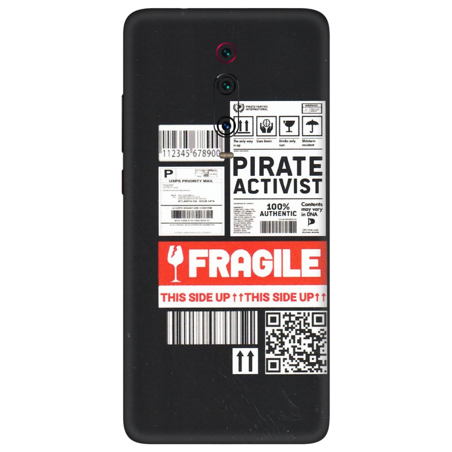 Xiaomi Redmi Phone Skins (All Models) - Handle With Care - Matte Finish (M-99) Redmi K20 Pro