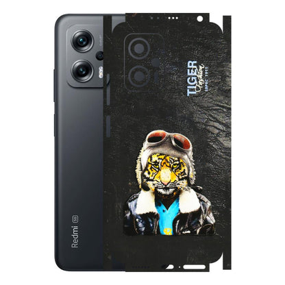 Xiaomi Redmi Phone Skins (All Models) - Rider Tiger - 3D Embossed Finish (L-113) Redmi K50i 5G