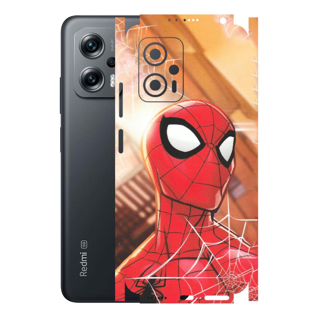 Xiaomi Redmi Phone Skins (All Models) - Spiderman Face New - Matte Finish (M-41) Redmi K50i 5G